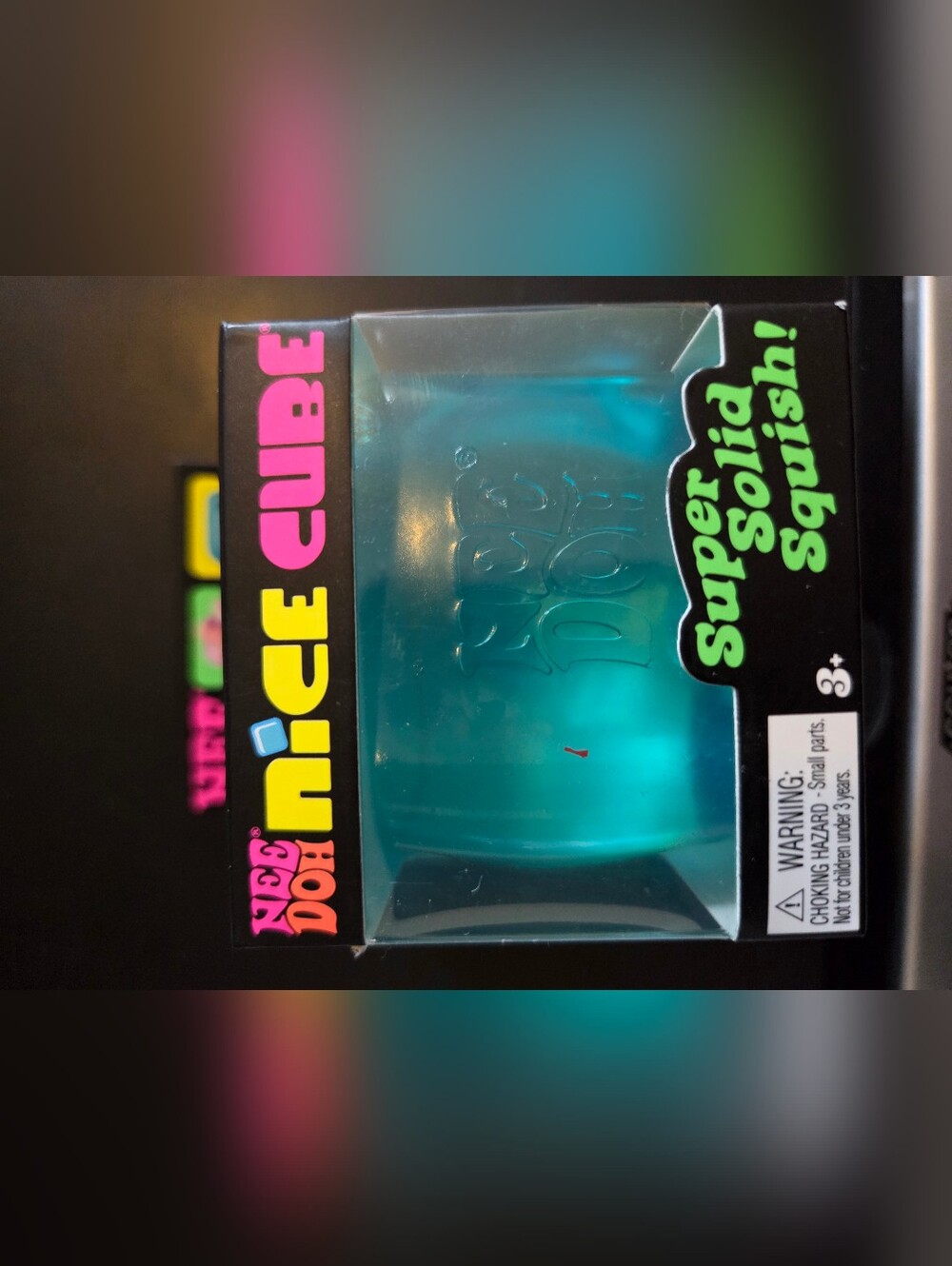 New NeeDoh Nice Cube blue. Super solid squish toy!Fun stress reliever. - Picture 12 of 16